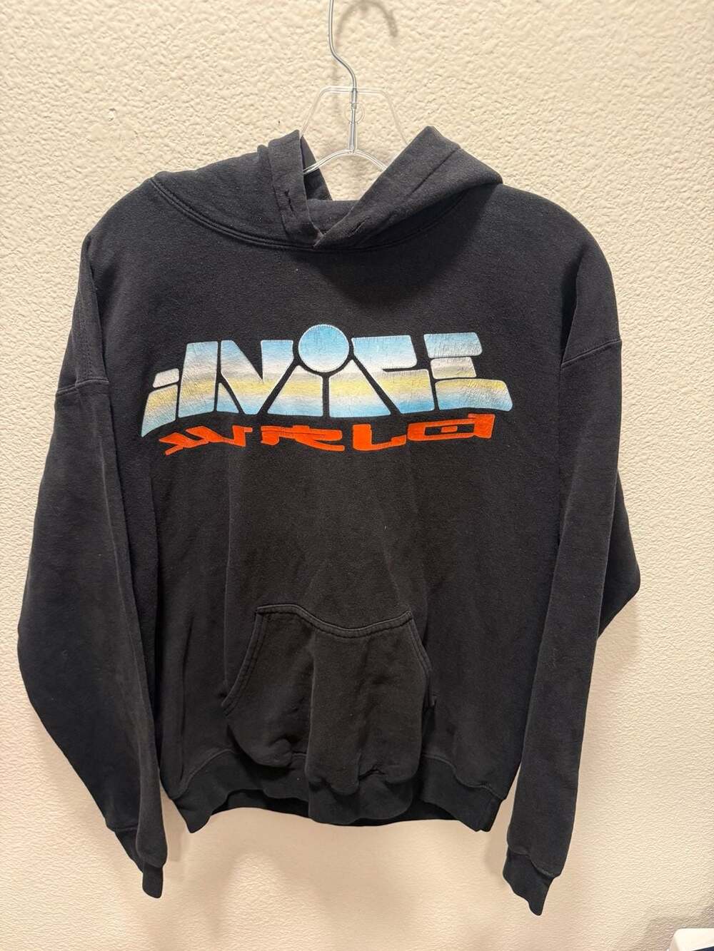 Death Race For Love Juice Wrld Hoodie Size L Black Graphic Pullover
